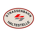 Tram logo symbolizing public transportation